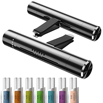 KMSCO Car Air Fresheners Scents Diffuser Vent Clips Perfume Essential Oil sticks Fro Women Men Autom...