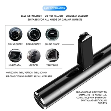 KMSCO Car Air Fresheners Diffuser Stylish Essential Oil Clips