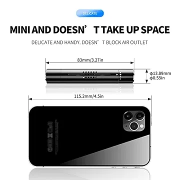 KMSCO Car Air Fresheners Diffuser Stylish Essential Oil Clips