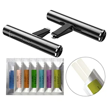 KMSCO Car Air Fresheners Diffuser Stylish Essential Oil Clips