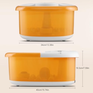 Ovitus Foot Bath Spa with Heat, Massage and Bubbles