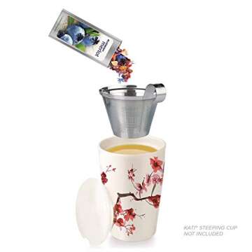 Tea Forte Single Steeps Loose Leaf Herbal Retreat Premium Tea Sampler 15 Count 3 of Each Assorted Blends, Pre-Portioned Single Serve Pouches, Steeps 12 oz