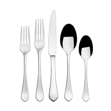Mikasa Colson 18/10 20 Piece Stainless Steel Flatware Set for Elegant Dining
