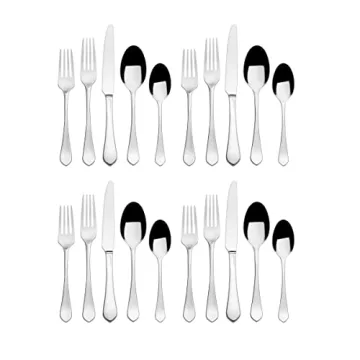 Mikasa Colson 20 Piece Stainless Steel Flatware Set
