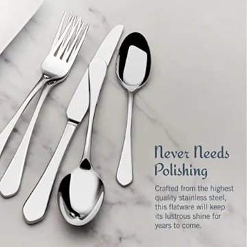 Mikasa Colson 20 Piece Stainless Steel Flatware Set