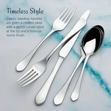 Mikasa Colson 20 Piece Stainless Steel Flatware Set
