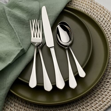 Mikasa Colson 20 Piece Stainless Steel Flatware Set