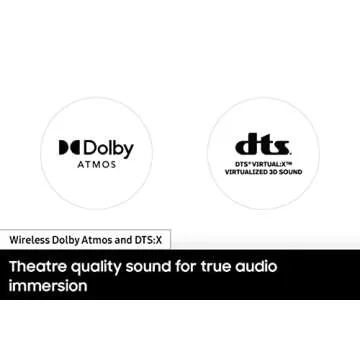 SAMSUNG HW-S60B 3.1ch Soundbar w/Dolby Atmos, DTS Virtual:X Q Symphony, Adaptive Sound, Game Mode, Bluetooth Connection, 2022
