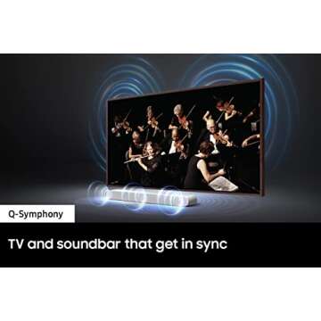 SAMSUNG HW-S60B 3.1ch Soundbar w/Dolby Atmos, DTS Virtual:X Q Symphony, Adaptive Sound, Game Mode, Bluetooth Connection, 2022