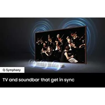 SAMSUNG HW-S60B 3.1ch Soundbar w/Dolby Atmos, DTS Virtual:X Q Symphony, Adaptive Sound, Game Mode, Bluetooth Connection, 2022