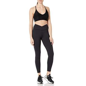 Core 10 Women's Cross Waist Legging with Pockets- 26"