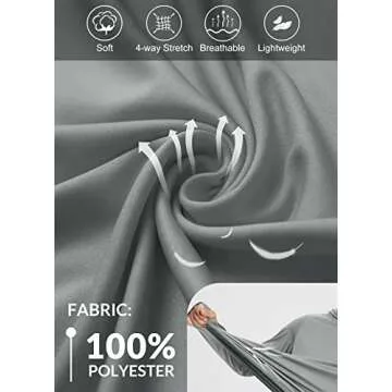 BALEAF Men's Sun Protection Hoodie Shirt UPF 50+ Long Sleeve UV SPF T-Shirts Rash Guard Fishing Swimming Lightweight Gray L