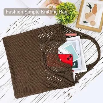 Stylish Crochet Tote Bag for Women - Perfect for Summer