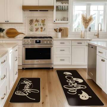 Artoid Mode Halloween Kitchen Mats Set - Non-Slip & Washable