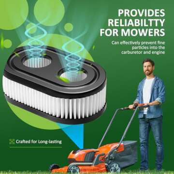 593260 Lawn Mower Air Filter for Briggs & Stratton Mowers