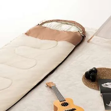 Sleeping Bags for Adults Kids with Compression Sack, Portable and Lightweight, Camping Sleeping Bags for 3 Season Camping, Hiking, Waterproof, Backpacking and Outdoors