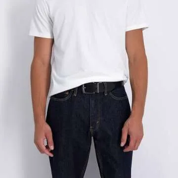 Levi's Men's Reversible Casual Jeans Belt, Brown/Black, 30 (Waist 28)