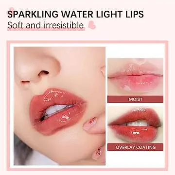 Fovcos Hydrating Lip Oil - Cherry Tinted Lip Gloss
