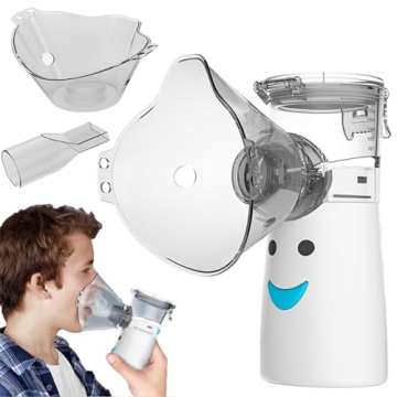 UNOSEKS Portable Nebulizer, Effective Handheld Mesh Nebulizer Machine for Kids Adults, Breathing Mac...