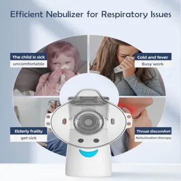 UNOSEKS Portable Nebulizer for Effective Respiratory Relief