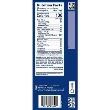 CLIF Kid Zbar Chocolate Brownie Snack Bars 18 Pack