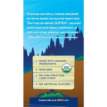 CLIF Kid Zbar Chocolate Brownie Snack Bars 18 Pack