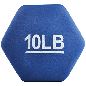 Amazon Basics Neoprene Gym Dumbbells Set of 2, 20 lb