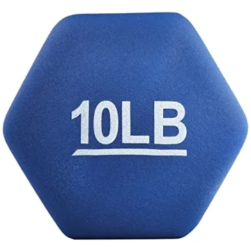 Amazon Basics Neoprene Gym Dumbbells Set of 2, 20 lb