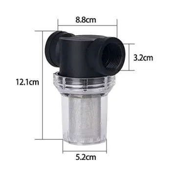 Denpetec Inline Mesh Strainer for Water Pumps and Gardens