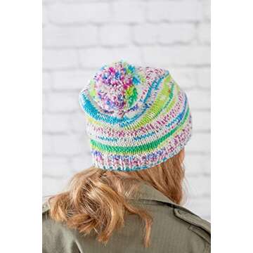 RED HEART E300F.7255 Super Saver Fair Isle Yarn, Parrot, Parrott