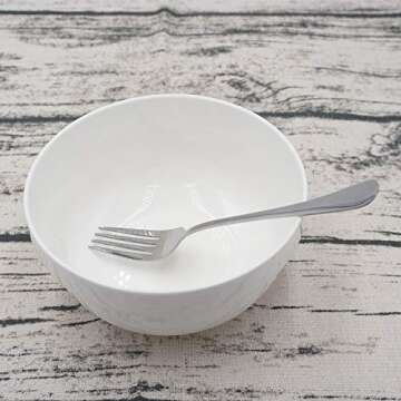 Honbay Stainless Steel Dinner Forks Set - 4 Pack