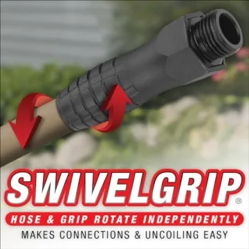 Colors Garden Hose with SwivelGrip for Effortless Watering