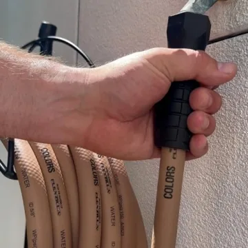Colors Garden Hose with SwivelGrip for Effortless Watering