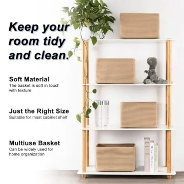 SIXDOVE Storage Baskets - Woven Home Organizers
