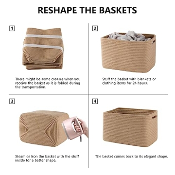 SIXDOVE Storage Baskets - Woven Home Organizers