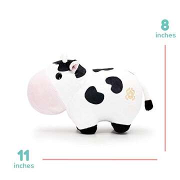 Bellzi Cow Cute Stuffed Animal Plush Toy - Adorable Soft Cow Toy Plushies and Gifts - Perfect Presen...