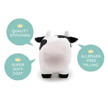 Bellzi Cow Plush Toy - Cute, Soft, Perfect Gift!