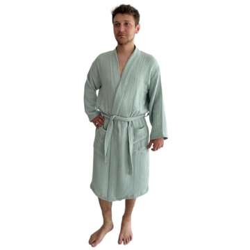 Organic Muslin Bathrobe for Ultimate Comfort and Style