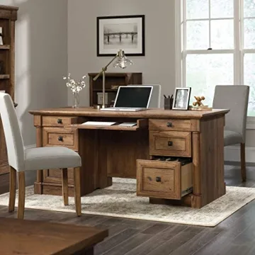 Sauder Palladia Executive Desk for Modern Offices