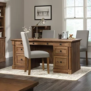 Sauder Palladia Executive Desk for Modern Offices