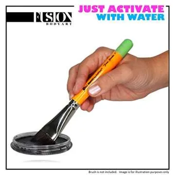 Fusion Pro Face Paint Prime Strong Black | Safe Vegan Choice