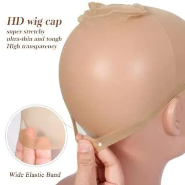 Tinashe HD Wig Caps for Women, 10 pcs Stretchy & Breathable