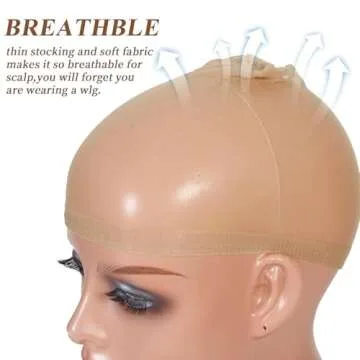 Tinashe HD Wig Caps for Women, 10 pcs Stretchy & Breathable
