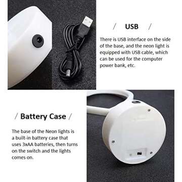 KAQ-Neon Heart Lights Neon Signs, Battery Operated & USB Powered LED Neon Light for Bedroom, Party, Valentines Decoration Lamp, Table & Wall Decoration electric lamps Valentine's Day Gift (Pink-Standing)