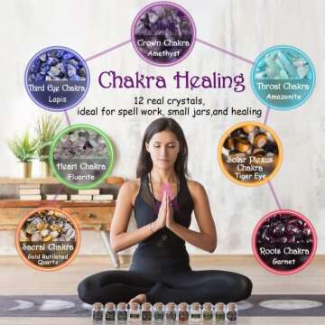 TigeJoy 61 PCS Witchcraft Supplies Kit for Beginners