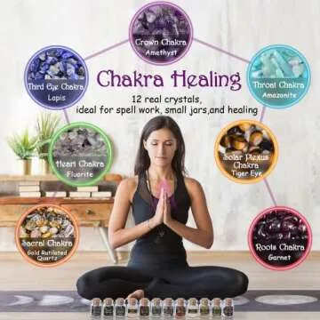 TigeJoy 61 PCS Witchcraft Supplies Kit for Beginners