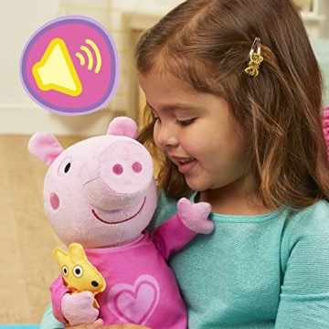 Peppa Pig Interactive Singing Plush Doll with Teddy Bear