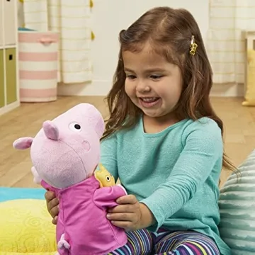 Peppa Pig Interactive Singing Plush Doll with Teddy Bear