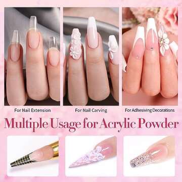 BORN PRETTY Acrylic Nail Kit - Complete Set for Home Nail Art