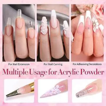 BORN PRETTY Acrylic Nail Kit - Complete Set for Home Nail Art